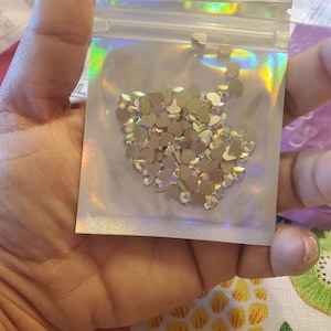MIXED Size Mixes BLUE FLAME Volcano Flatback Rhinestones SS6 SS10 SS16 ...