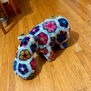 Happypotamus the Happy African Flower Crochet Pattern - Etsy