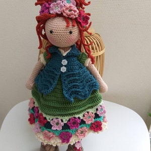 Crochet Pattern for Doll ESJA Pdf deutsch English - Etsy