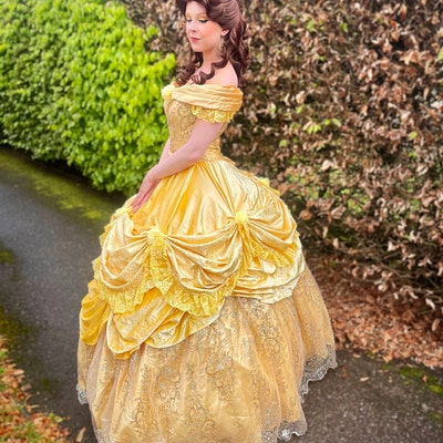 Sparkly Belle Costume Beauty and the Beast Disney Princess Costume - Etsy