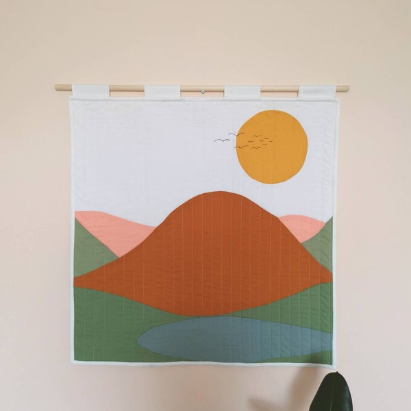 Curated visual reference: Visual Reference: Geo Modern Wallhanging Bauhaus Inspired Wall Hanging Mid Century