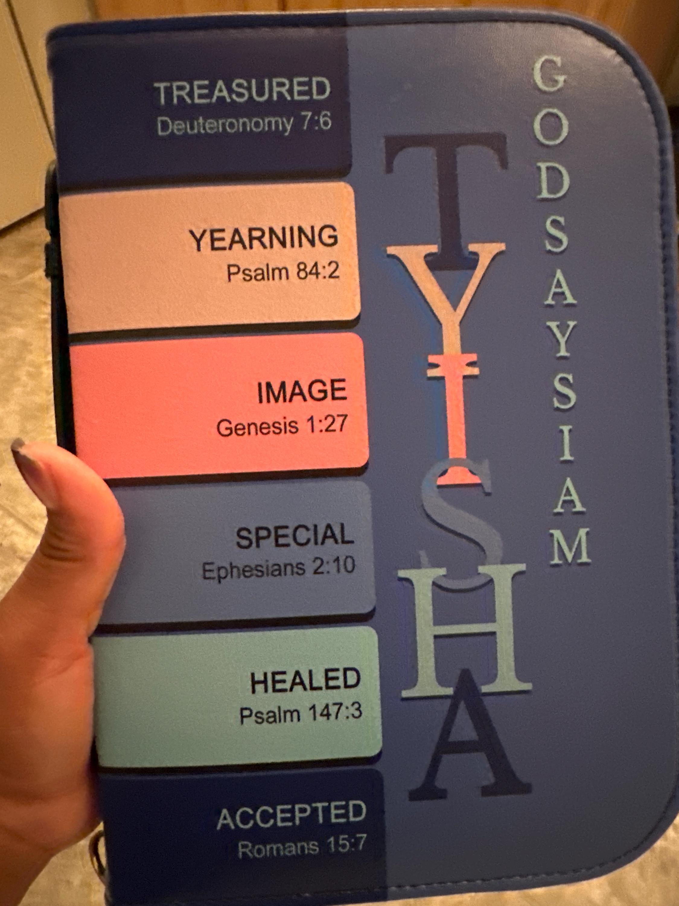 CHRISTIANARTBAG Bible Cover - Uncover the sacred meaning of your name - Personalized Bible Cover.