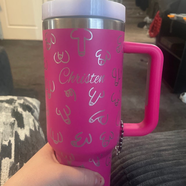 Funny Penis-stanley 40OZ H2.0 Quencher Tumbler-full Wrap Laser Engraved