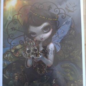 Faces of Faery 206 Jasmine Becket-Griffith art CANVAS PRINT big eye fairy art