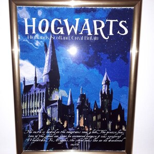 Harry Potter Places Travel Posters Set of 8 posters Instant | Etsy