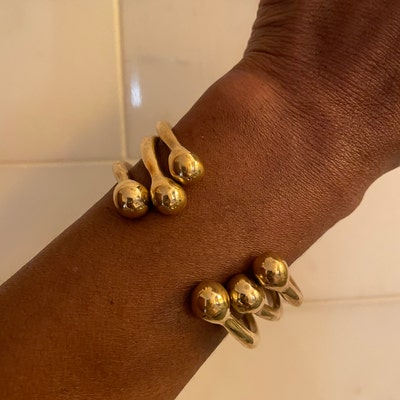 Africa Gold Bracelet-africa Brass Bracelet-african - Etsy