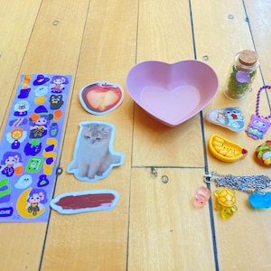 Juminocore Trinkets Bundle, Juminocore Keychains, Japanese Kawaii Aesthetic & Decor