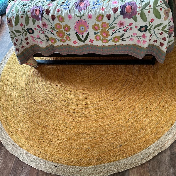 Chunky Braided Jute Runner | Textured Jute Rug | Warm Neutral Decor ...