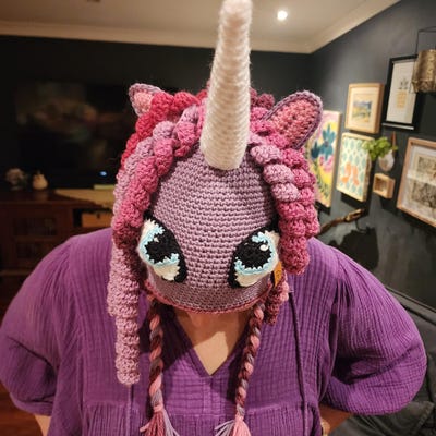 Crochet Unicorn Costume Pattern Pack. Easy Instructions for Cute Pony ...