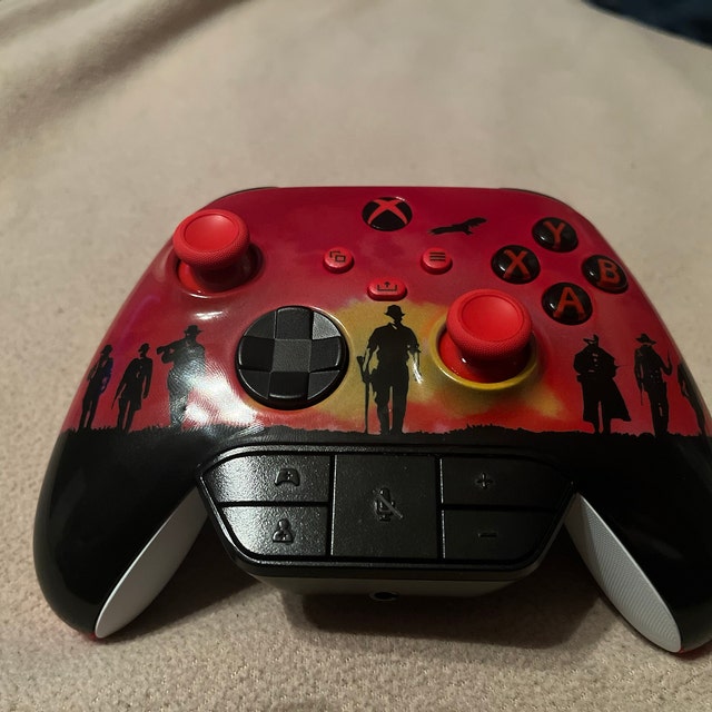 Custom Painted Western Themed Controller RDR2