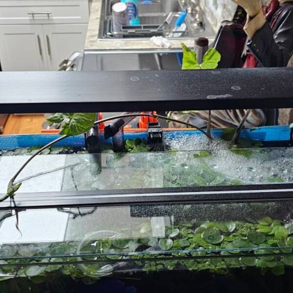 Nicrew Skyled Light Stand 2 Wide Base LED Riser, Fish Tank Light Lift ...