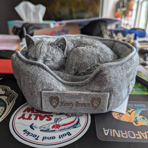 Personalized Memorial Bench & Garden Stone – Custom Pet Or Human Memorial With Photo – Grave Marker & Gift