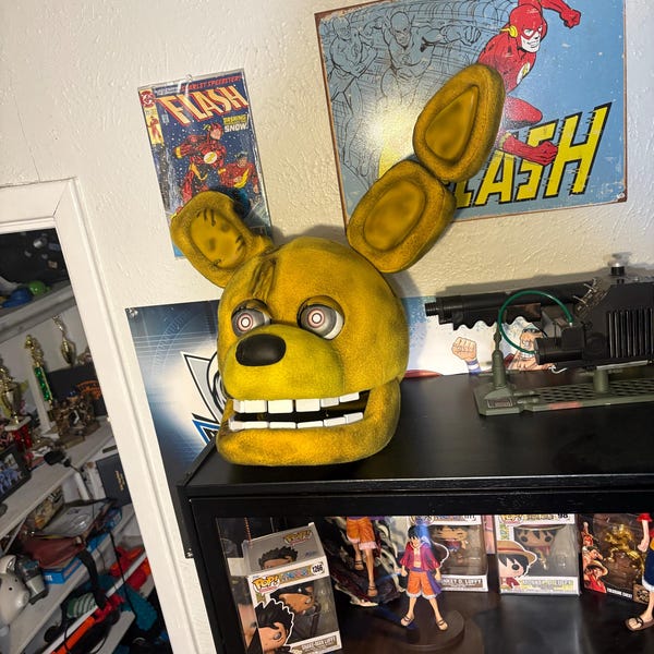 Yellow Rabbit Cosplay Head Spring Bonnie ( FNAF Movie Version ) - Etsy