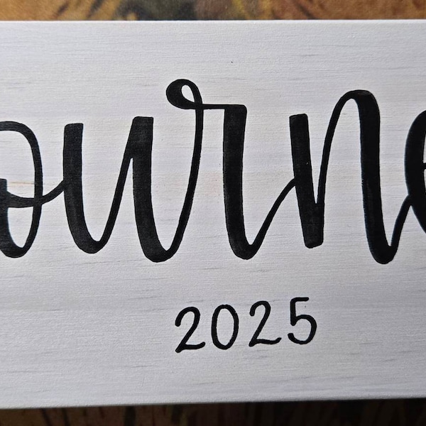 One Little Word - Custom Hand-lettered Wood Sign - Shelf Sitter - Word ...