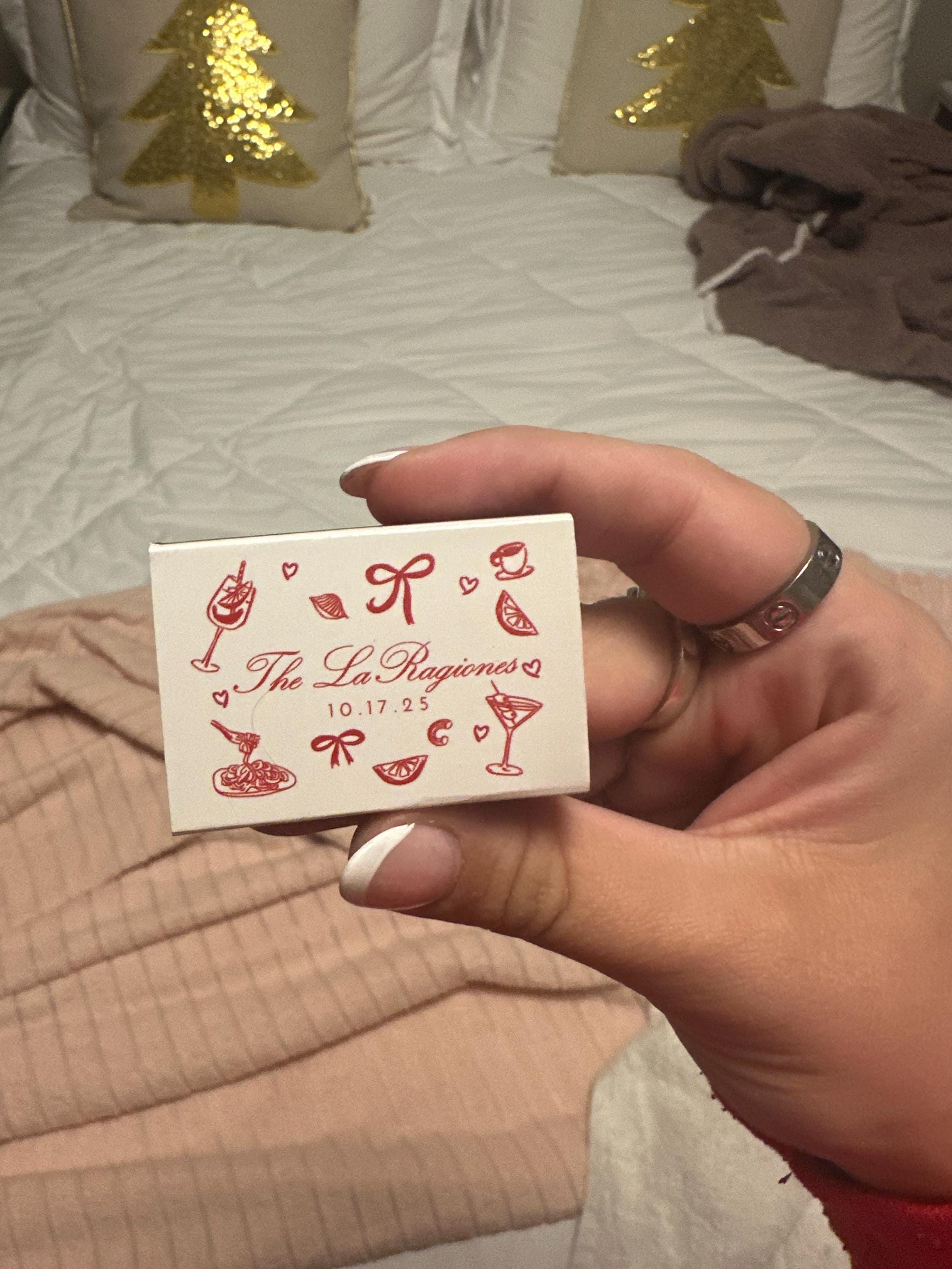Custom matchboxes / Custom matchbook art  / Sketch / Custom matches / Custom match boxes / Bulk wedding favors / Wedding souvenirs
