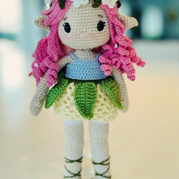 Crochet Pattern for Doll Fairy Amigurumi PDF English - Etsy