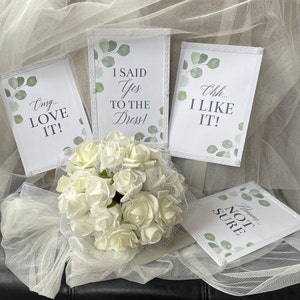 Say Yes to the Dress Sign Wedding Dress Shopping Signs I Said Yes
