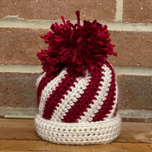 Crochet Candy Swirl Hat (4 Sizes) - PATTERN ONLY - Etsy