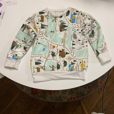 Kids Sweatshirt Sewing Pattern PDF Download, Sewing Patterns Toddler ...