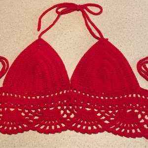 Summer Bralette Crochet PDF Pattern ONLY Read ALL Item Description/details  Before Purchase 