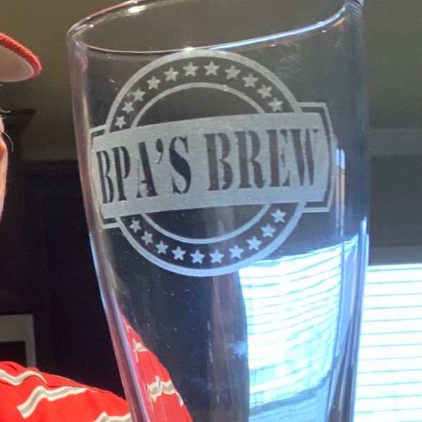 Personalized Pilsner Glasses, Personalized Glasses, Groomsmen Gift ...