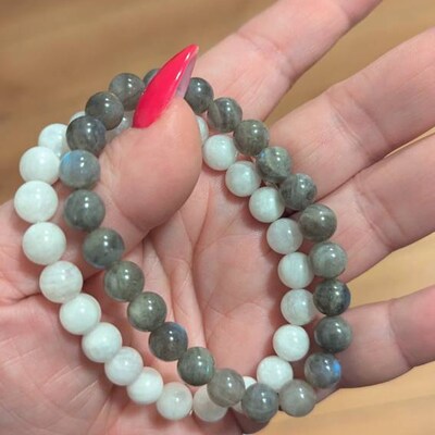 Bracelet Lithoterapie en pierre naturelle véritables triple