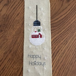 WATINC 3Pcs Cross Stitch Bookmark Kits Flower Patterns DIY Stamped Embroidery Bookmarks Beginners Tulip Sunflower Lavender Needlepoint Starter Craft