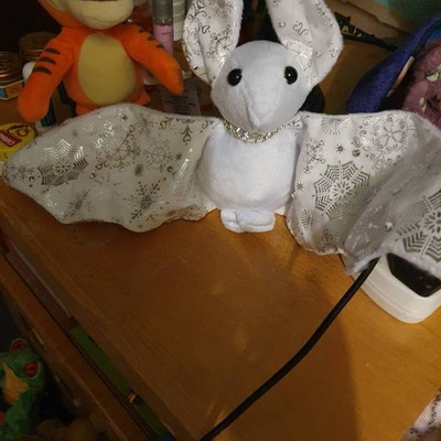 Skelly Bat Plush Backpack main image 1