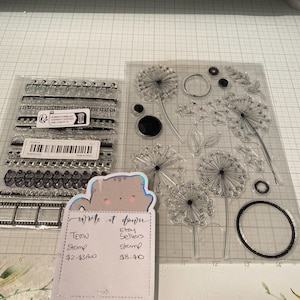 Borders Corners Labels Ornate Clear Silicone Stamps DIY Embossing ...