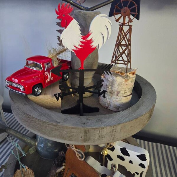 Vntage Red Pckup Truck Red Truck Decor Red Metal Truck - Etsy