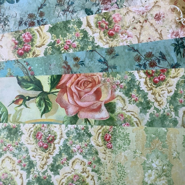 Retro Pattern Backing Paper Vintage Backing Papers #1 - Instant Digital Download, Printable ...