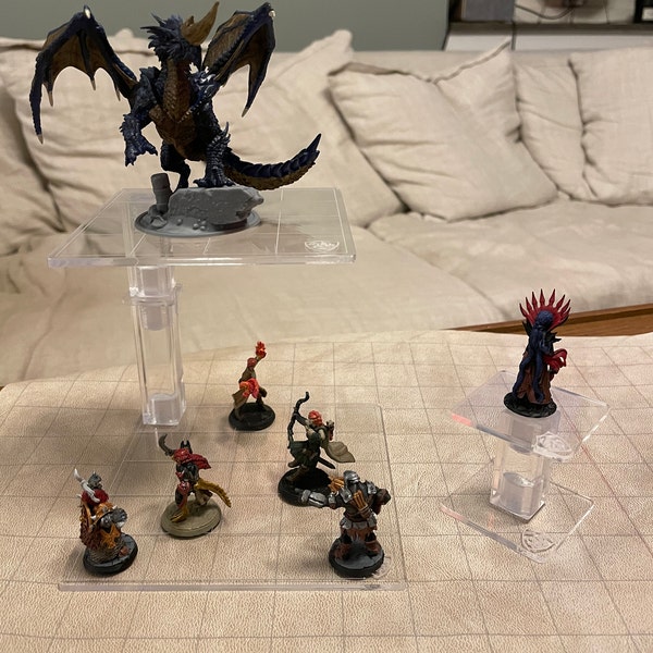 3D Combat Riser, Flight Stand - DELUXE SET (dungeons and Dragons ...