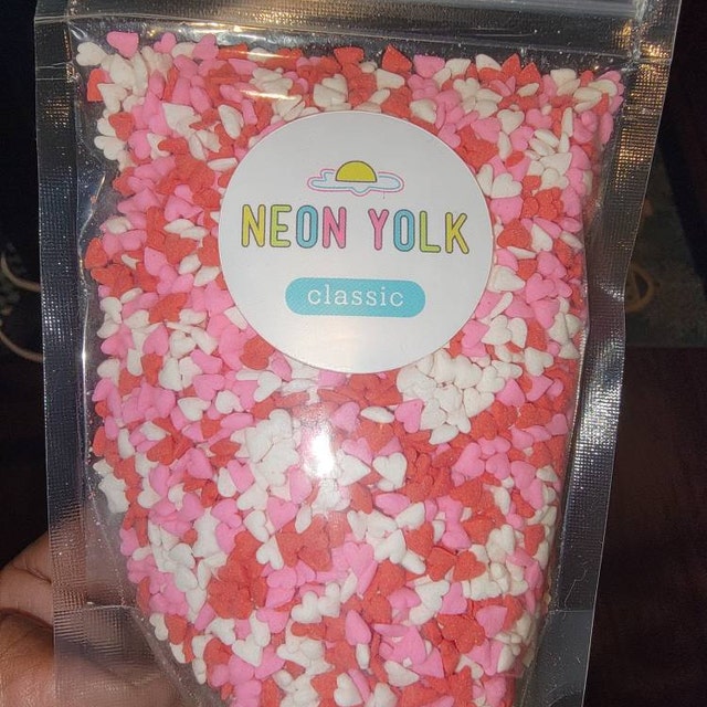 Classic Heart Confetti – Neon Yolk Shop