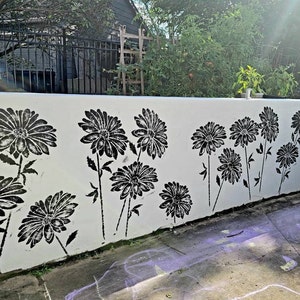 Wild Flower Stencils For Diy Craft Reusable Flower Painting - Temu