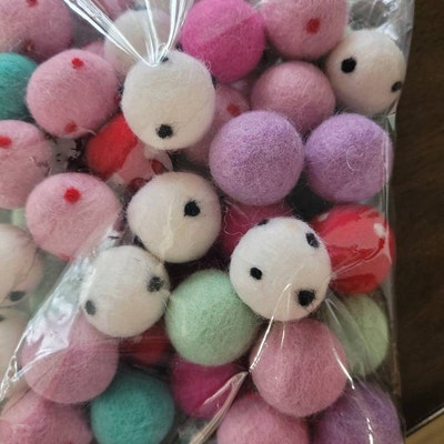 Unicorn Palette Felt Balls Wool Felt Pompoms Wholesale DIY Felt Ball ...