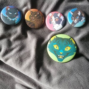 Warrior Cats Button Pack VILLAINS 