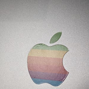 【ジャンク品】MacBook シルバー Appleロゴ付き Apple Logo Evolution Apple Core MacBook Decal Sticker. - Etsy