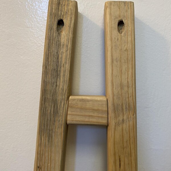 Wood Breakfast Bar | Bar Height Table | Rustic Bar Top Table | Behind ...