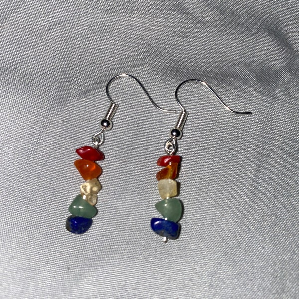 Beat Crystal Dangle Earrings