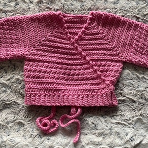 Crochet Pattern Baby or Girls Ballet Cardigan 6 Months to 6 - Etsy UK