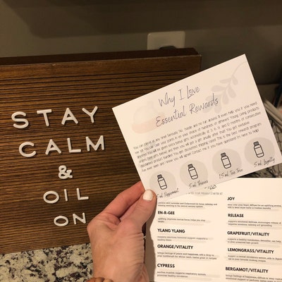 Welcome Packet Printable Digital Download Essential Oils Young Living ...