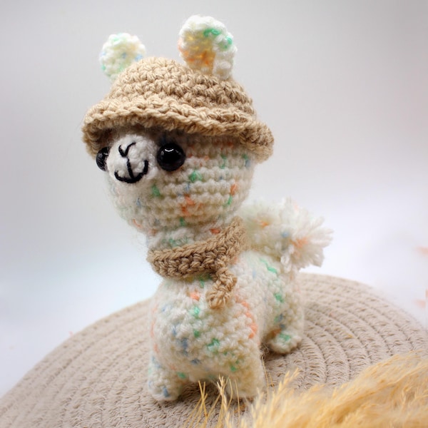 Mini Lama Crochet Pattern , Amigurumi Small Winter Animal Crochet PDF ...