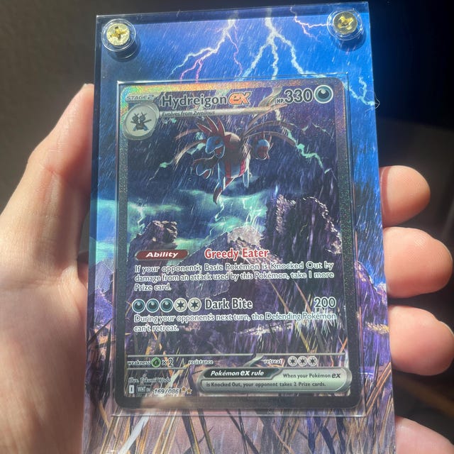 hydreigon pokemon card value Amazon.com: Pokemon - Hydreigon-EX (62/108) - XY Roaring Skies main image 1