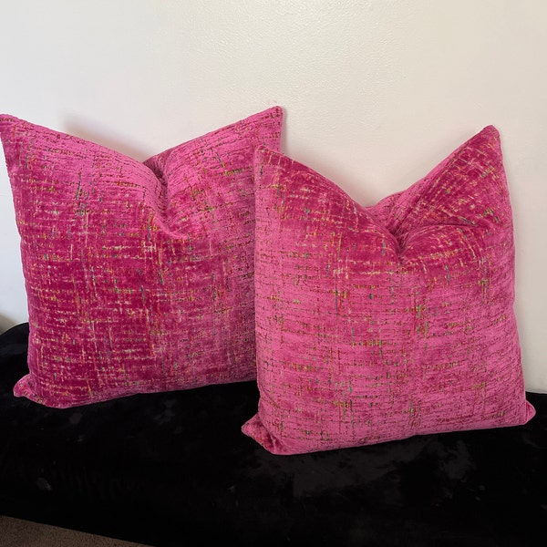 Fuchsia Pink Pillow Cover - Etsy