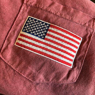 American Flag Machine Embroidery Design, USA Flag Embroidery, US Flag ...
