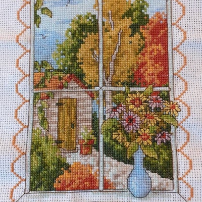 Set of 4 Seasons Cross Stitch Pattern Autumn Cross Stitch Summer Cross ...
