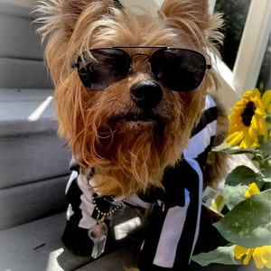 Referee Dog Shirt costume for Small Dogs Great for Sporting Events Parties Halloween Etsy