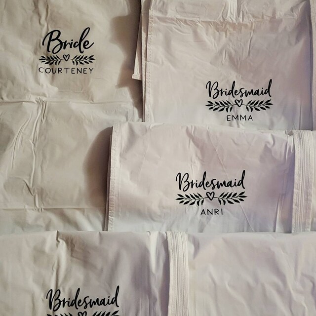 personalised bridesmaid dress bags Dress Garment Bag main image 0