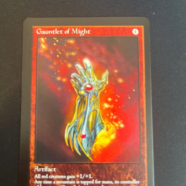 半引退品[美品]MTG Gauntlet of Might Beta 半引退品[美品]MTG Gauntlet of Might Beta