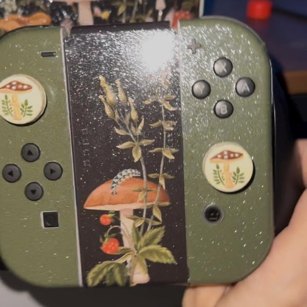 Cottagecore Nintendo Switch Skin Decal for Console Joy-con and Dock - Etsy